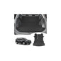Rav4 Cargo Liner - Trunk Mat Fits for Toyota Rav4 2019-2025 (Include Hybrid), All Weather Cargo Mat with Backrest Mat for Rav 4 Accessories, Heavy Duty Car Mats, Car Accessories - size: 2)Toyota RAV4 19-25