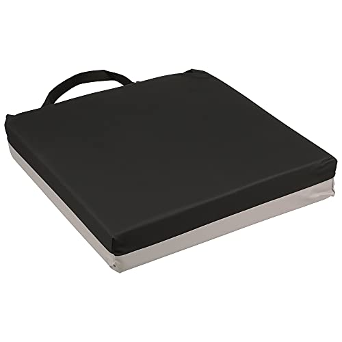 McKesson Seat Cushion for Wheelchairs and Office Chair, Foam/Gel, 16 in x 16 in x 3 in, 1 Count - size: 16x16x3 Inch (Pack of 1)