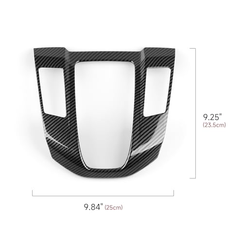 Gas Gear Shift Panel Decals for Honda CRV 2017 2018 2019 2020 2021 2022 Accessories CR-V ABS Carbon Fiber Interior Stickers - color: Gas Gear Shift Panel