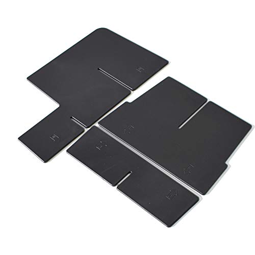EDBETOS Center Console Organizer Insert Dividers Compatible with Toyota 4Runner 2010-2020 2021 2022 2023 5th Gen 4Runner Accessories Armrest Interlock Secondary Storage ABS Material
