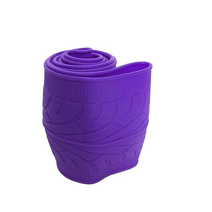 Universal Purple Steering Wheel Cover：13.5 to 15 Inches Stretchable Silicone Anti Skid Steering Wheel Protector Fit for Most Car Models Including Round D Shape or Special Shape - color: Purple