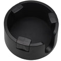 Anti Spill Cup Holder - Adjustable Plastic Drink Holder - Adhesive Desk Cup Holder for Home Office Couch Table - Black - color: Black