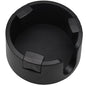 Anti Spill Cup Holder - Adjustable Plastic Drink Holder - Adhesive Desk Cup Holder for Home Office Couch Table - Black - color: Black
