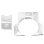 Car Center Console Gear Panel Multi-Media Handbrake Switch Cover Trim for Mazda CX-5 2017-2020 Silver Tone (Set of 7) - color: Silver Tone