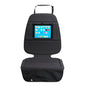 Munchkin Car Seat Cover with Tablet Holder for Under Baby Car Seats and Toddler Booster Seats, Elite Seat Guardian Protector, Rear and Forward Facing, Dark Grey - style: Seat Protector with Tablet Holder