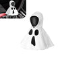 Halloween Ghost Gear Shift Cover, Funny Hoodie Shaped Knob Cover, Cute Mini Car Interior Decor, Ideal for Halloween Car Accessories & Gifts (White)