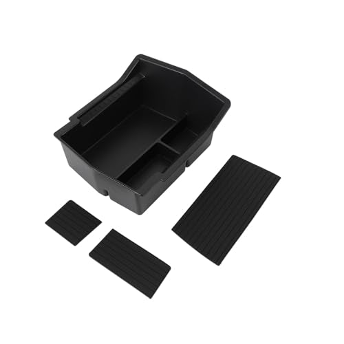 Center Console Organizer Fit for Forester 2025, Console Tray for 2025 Forester Insert Glove Pallet Organizer with 2 Removable Rubber Mats Anti Slip