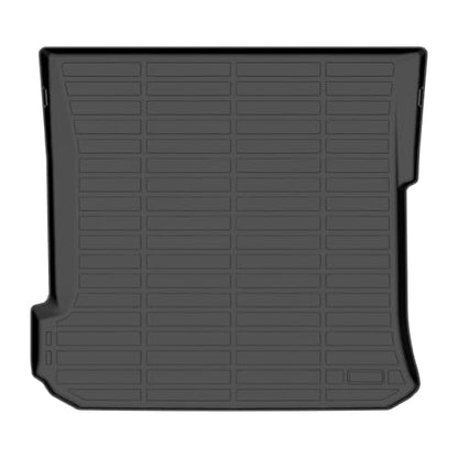 IKON MOTORSPORTS TPE Cargo Trunk Liner, Compatible with 2023-2026 Mercedes-Benz X296 EQS SUV 5 Seats, Custom Fit All Weather Protection Heavy Duty Rear Trunk Tray Cargo Mats Protector, Black