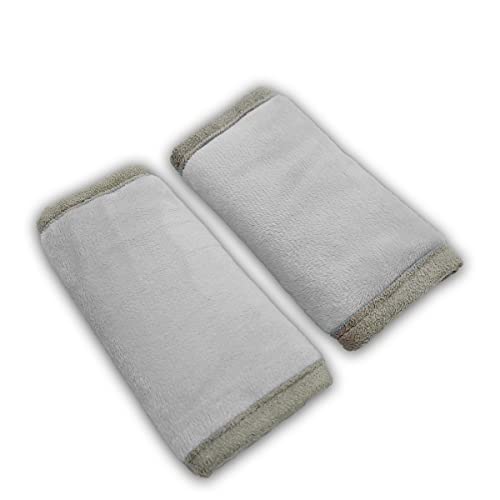 Car Seat Strap Covers for Baby Kids, Seat Belt Covers Strap Pads Cushion for boy Girl, Protect Neck and Shoulder rubbing, Anti-Slip Design, Universal for Stroller/Carrier/Pushchair Grey - color: Solid Grey