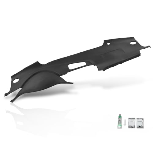 PIT66 Dash Cover Dashboard Compatible with Honda Acura TL 2004 2005 2006 2007 2008 TPE Black - size: 2004-2008 Honda Acura TL(Black)