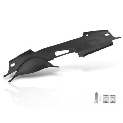 PIT66 Dash Cover Dashboard Compatible with Honda Acura TL 2004 2005 2006 2007 2008 TPE Black - size: 2004-2008 Honda Acura TL(Black)