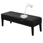 Lebaley Waterproof Stretch Bench Cover – Quilted Pattern, Elastic Rectangular Bench Seat Cover, Washable Bench Slipcover for Dining Room, Entryway & Kitchen (Black) - color: Black, size: Regular - Waterproof