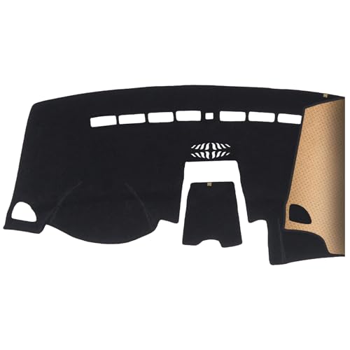 Dash Cover, Anti-Glare, Sun Protection, Dustproof, UV-Proof, Dashboard Covers, Interior Car Accessorie Fit for 2015 2016 2017 2018-2022 Fo-rd Edge (Fits Vehicle Without HUD Models), Black - color: Black, size: Fit for 2015-2022 Fo-rd Edge
