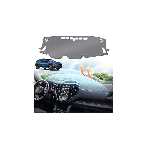 Upgraded Gray Dash Cover for 2018-2024 Toyota Camry Accessories,Dashboard Cover Mat Anti-Glare UV Protection Sunshade Pad Non-Slip - size: 18-24 Camry Dash Cover(Gray)