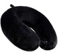 GDEOUP Travel Pillow - Memory Foam Neck Pillow Support Pillow,Luxury Compact & Lightweight Quick Pack for Camping,Sleeping Rest Cushion (Black) - color: Black