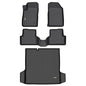 HAFIDI® Floor Mats & Cargo Liner Set Fit for Chevy/Chevrolet Sonic 2012-2020 (Not Fit Hatchback) All Weather TPE Anti-Slip Car Full Set Floor Liners Custom Accessories - Black - style: 37) For Sonic 12-20 Floor Mats
