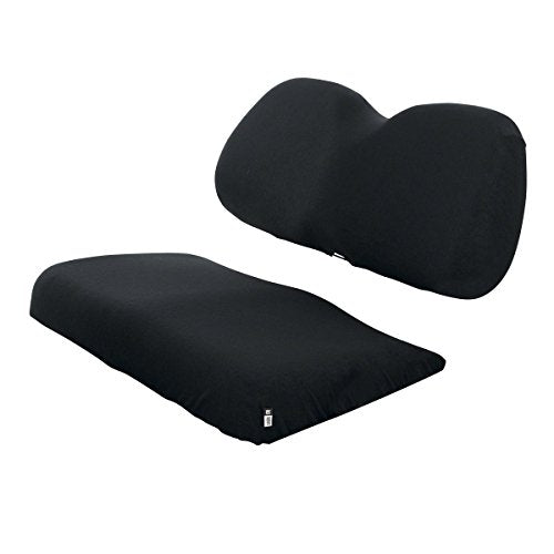 Classic Accessories Fairway Terry Cloth Golf Cart Seat Cover, Black - color: Black