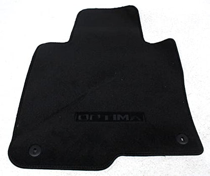 D5F14-AU000 OEM Black 4pc Carpeted Floor Mat Set for Kia Optima