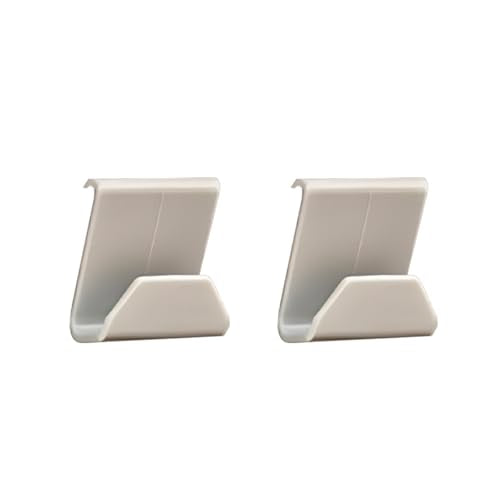 2PCS Car Co-Pilot Glovebox Hooks, Front Passenger Seat Glovebox Storage Hanger for Purse Key Umbrella Cable, Multifunctional Glove Compartment Holder Organizer Hook, Universal Fit (Beige) - color: Beige