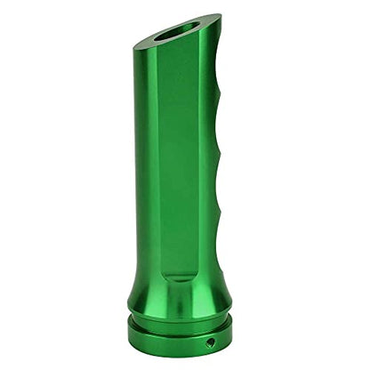 Aramox Handbrake Cover, Universal Auto Car Aluminum HandBrake Cover Handle Protector Hand Brake Sleeve Aluminium Alloy (Green) - color: Green