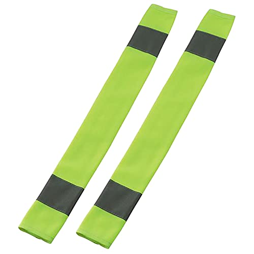 Ergodyne unisex adult Hi-vis - 2-pk 8004 Hi Vis Seat Belt Cover 2 PK, Lime - color: Lime, style: 8004 Hi-vis Seat Belt Cover - 2-pk
