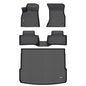 ANBINGO®Floor Mats Fit for Audi Q5 (No PHEV) 2024-2018 & Cargo Liner All Weather Car Mat for Audi Q5 TPE Trunk Mat for Q5 Rubber Liner Carpet for Q5 Automotive Accessories - size: Q5 2018-2024 Set