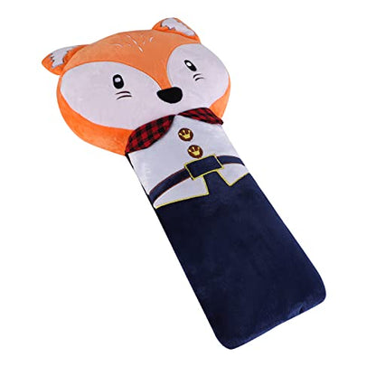 Car Travel Pillow for Kids Car Seat Pillow Cute Cartoon Travel Pillow Cushion Breathable Head and Body Support Pillow for Sleeping Travel Neck Rest Car Seat Pillow Long Journey&Road Trip - color: Fox