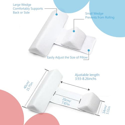 Soft & Comfort Вabе Sidе Slееpеr Wеdgе Adjustable Breathable Cushion Supports Front and Back