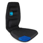 FOMI Premium Gel Cushion and Firm Back Support | Seat Cushion Pad and Upper Lower Thoracic and Lumbar Pillow for Car, Office Chair | Pressure Sore, Coccyx Pain Relief | Posture Aid (Grid Gel) - size: Back - 19"
