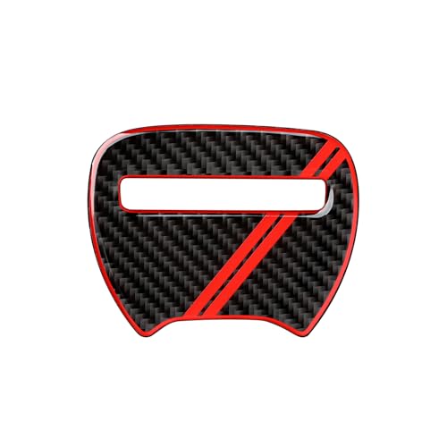 Steering Wheel Cover Decals for 2014-2023 Dodge Durango Accessories Interior Stickers, Red - color: Steering Wheel Trim