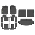 HAFIDI® Floor Mats & Cargo Liner & Seatback Cargo Set Fit for 2007-2015 Mazda CX9 TPE Full Set Floor Mats Custom Accessories - Black - style: 12) For CX9 2007-2015 Floor Mats
