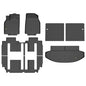 HAFIDI® Floor Mats & Cargo Liner & Seatback Cargo Set Fit for 2007-2015 Mazda CX9 TPE Full Set Floor Mats Custom Accessories - Black - style: 12) For CX9 2007-2015 Floor Mats