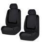 2 Pack Car Seat Covers, Breathable Seat Protectors, Anti-Slip Driver Seat Cover, Comfortable Front Seat Cover Set Universal Fit for Truck, SUV, Sedan, Airbag Compatible (Black)