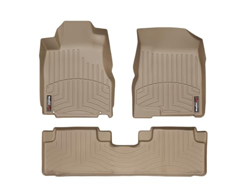 WeatherTech Custom Fit FloorLiners for Honda CR-V - 1st & 2nd Row (453161-450982), Tan - color: Tan