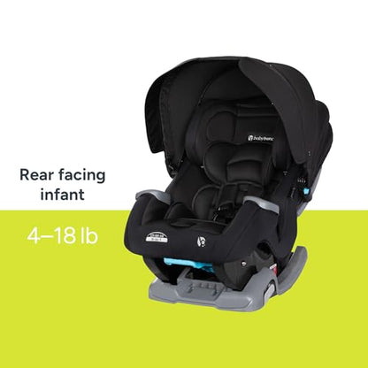 Baby Trend Cover Me™ 4-in-1 Convertible Car Seat - color: Midnight Black