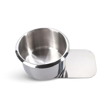 GSE Games & Sports Expert Stainless Steel Cup Holder, Drop-in Cup Holder for Casino Poker Tables, Work Desks, Boats, RVs, Cards & Trucks (Slide Under) - color: Small, style: 1-Pack