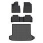 All Weather Car Floor Mats & Cargo Liner for 2022-2025 2026 Hyundai Tucson (No Hybrid Models) Custom Fit Full Set Accessories - Black - style: 7) For Tucson 2022-2026 Set