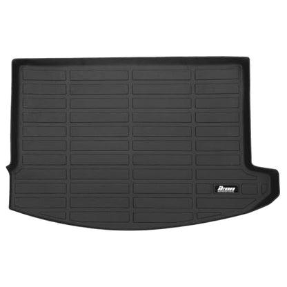 IKON MOTORSPORTS TPE Cargo Trunk Liner, Compatible with 17-24 MINI Cooper Countryman W/O Left-Hand Cargo Net, Custom Fit All Weather Protection Heavy Duty Rear Trunk Tray Cargo Mats Protector, Black