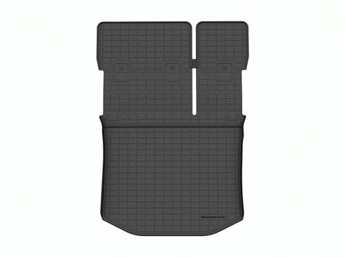WeatherTech SeatBack Cargo Liner HP for Jeep Grand Cherokee, Grand Cherokee Behind 2nd Row (401502IM), Black - color: Black