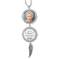 Personalized Car Photo Ornament - I Have an Angel Watching Over Me,Custom Memorial Charm for Cars,Rearview Mirror Accessories,Gifts for Memorial Sympathy,Bereavement Gift Ideas