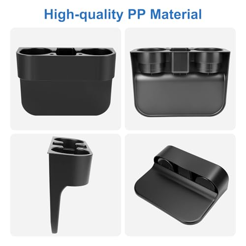 EEEKit Car Cup Holder, Car Seat Seam Wedge Cup Holder, Cell Phone Storage Organizer, Multifunction Glove Box Organizer