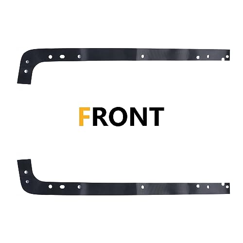 Rear Trunk Inner Sill Protector Guards Cover Trim Compatible with 2018-2026 Jeep Wrangler JL 4 Door 4XE Accessories Cargo Trunk 2 Sides Sill Scuff Plate Bumper Paint Protection, 2 Pack Black