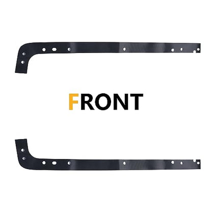 Rear Trunk Inner Sill Protector Guards Cover Trim Compatible with 2018-2026 Jeep Wrangler JL 4 Door 4XE Accessories Cargo Trunk 2 Sides Sill Scuff Plate Bumper Paint Protection, 2 Pack Black