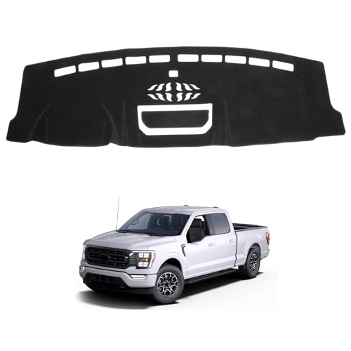 Dash Cover Mat Compatible with Ford F150 2021 2022 2023 Dashboard Cover for Pad Custom Car Dashboard Interior Accessories Ornament - size: Compatible with F150 2021 2022 2023