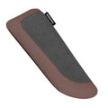 Alcantane Elbow Rest: Memory Foam Support for Car Legs and Knee, Anti-Fatigue - color: Brown right hand