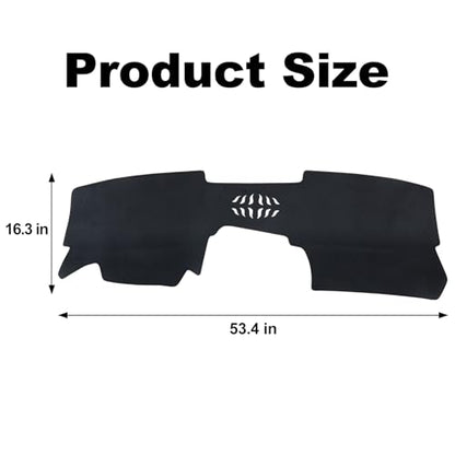 Dashboard Cover Mat for Mazda 2020-2025 2026 CX-30 CX30 Accessories (Without HUD) Black Flannel Material Anti-Slip Dash Cover Mat Sunshade Glare UV Rays Protector - size: for Mazda 2020-2026 CX-30 (Without HUD)