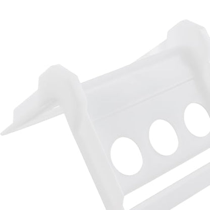 JOIKIT 20 Pack 4 Inch Plastic Corner Flatbed Edge Protectors, White 2" - 4" Tie Down Strap Protectors for Cargo Loads, Heavy Duty Edge Corner Guard for Preventing Damage to Cargo Edges Equipment