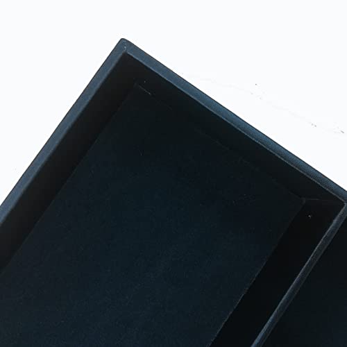 Desktop Glove Box, Nightstand or Dresser Organizer, Valet Tray, Entry Table Organizer, Dresser Storage Box,PU Leather Drawer Storage Decorative Trays.