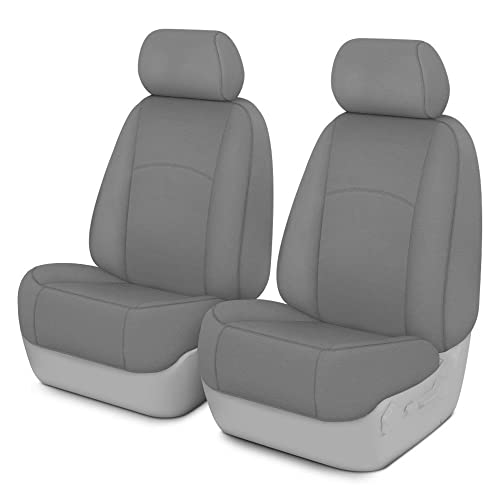 Covercraft Carhartt SeatSaver Custom Seat Covers | Fits 2011-2016 Ram 1500/2500/3500 | 1st Row Bucket Seats, Duck Weave Gravel