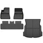 G-PLUS Model 3 Floor Mats Cargo Liner Compatible with 2017-2023 Tesla Model 3 2017 2018 2019 2020 2021 2022 2023 Floor Liners TPE All Weather Custom Fit Full Cover Protection Car Floor Mats Black 4pcs - size: 2017-2023|Fit Tesla Model 3|4PCS